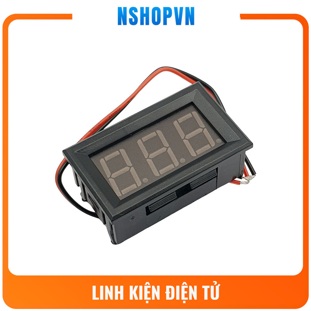 Đồng hồ đo áp DC 2 dây 120VDC ( Xanh Lá - Đỏ )