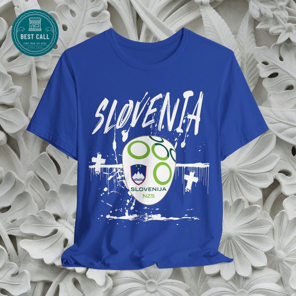 Áo thun đội tuyển Slovenia, bóng đá, Euro 2024, Uefa, Slovenska, Slovenija