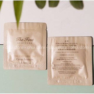 Combo 10 gói kem dưỡng tái sinh da OHUI The First Geniture Cream Intensive 10ml