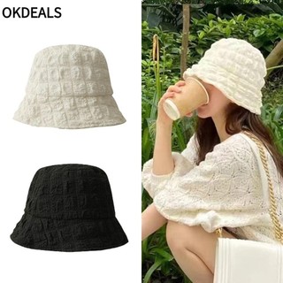 OKDEALS Bucket Chất Liệu Cotton Chống Nắng Thời Trang Đi Biển Cho Nam Và Nữ