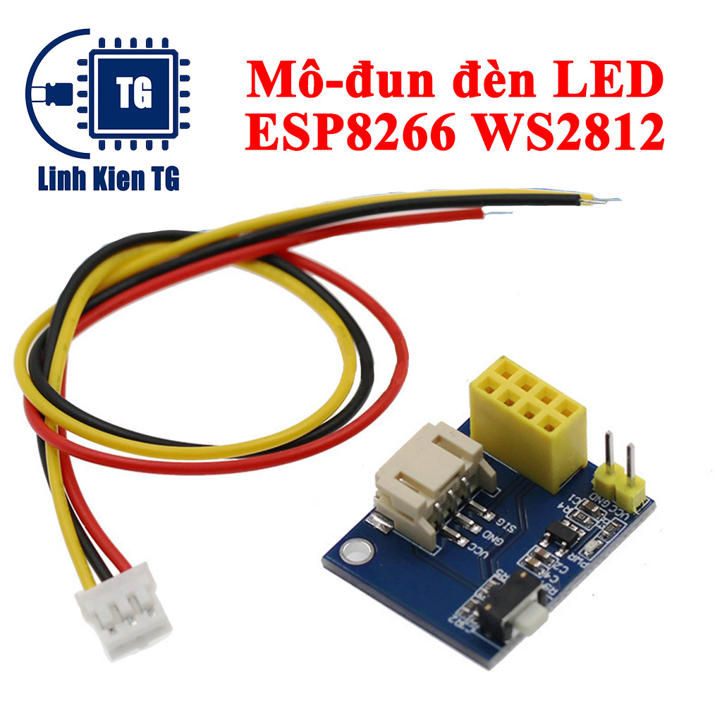 Mô Đun Điều Khiển Đèn LED  ESP8266 ESP-01 ESP-01S WS2812 RGB Chất Lượng Tốt