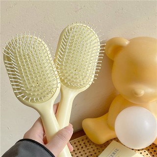 Lược chải tóc, lược gội đầu silicon massage AAA iLita, lượt bàn chải tóc cao su mềm màu trắng giúp thư giãn da khi tắm