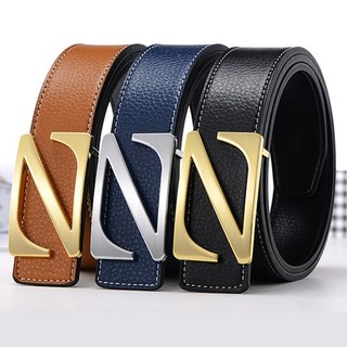 Khóa Mịn Dây Da Thật Chính Hãng Phiên Bản Hàn Quốc Phù Hợp Với Nam Nữ Quần Thắt Lưng Thời Trang Thanh Niên Da Bò Chữ Thắt Lưng