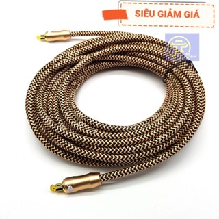 Cáp quang (mạ vàng 24k) - Cable Toslink OPTICAL - Dây optical Dài 1m-5m