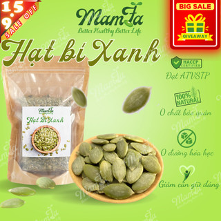 Hạt bí xanh sấy giòn hạt to đều cao cấp Mamfa không chất bảo quan nguyên vị làm sữa hạt ăn vặt giảm cân