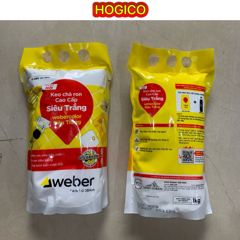 Keo chà ron Weber, keo chít mạch - thương hiệu đến từ PHÁP