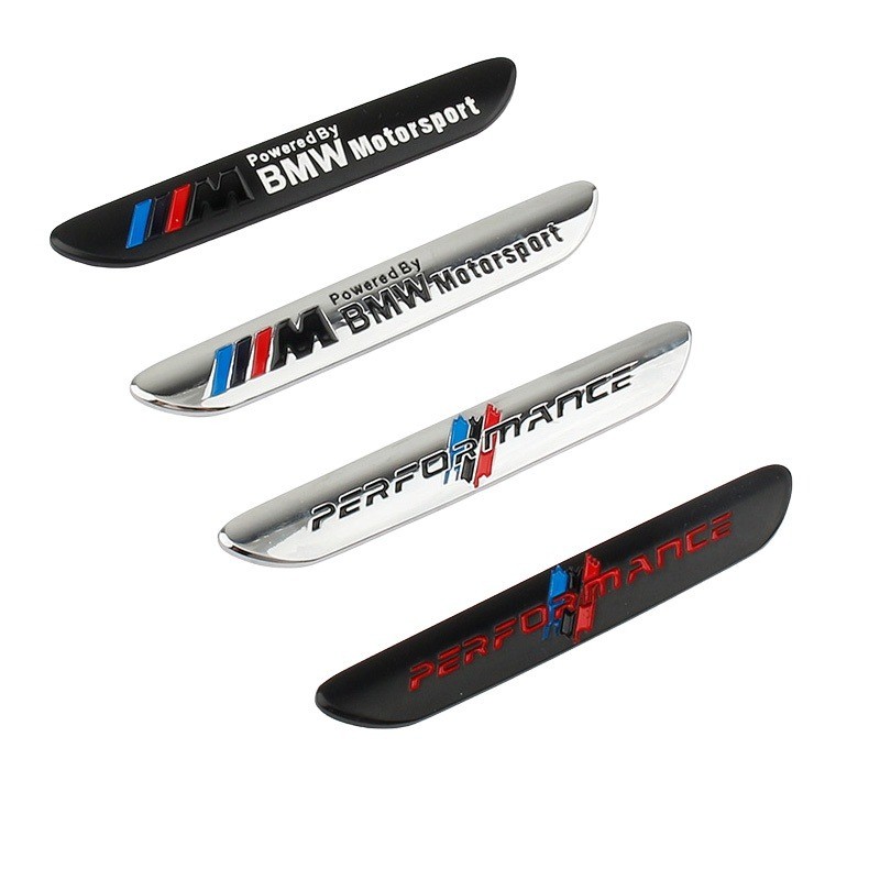 1 3D Kim Loại HIỆU SUẤT Chữ / Logo BMW fender Biểu Tượng Huy Hiệu BMW Thân Xe / Đuôi Sửa Đổi Trang T