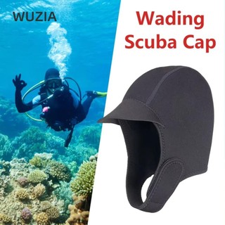 WUZIA Mũ Neoprene , Bò Dày 2mm Giữ Nhiệt, Sấy Nhanh Chất Lượng Cao Có Thể Điều Chỉnh Bảo Vệ Tai Mũ Lặn Hoặc Lướt Thuyền Kayak Bơi Lặn