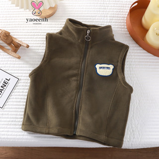 【YAOEENH 80-170cm Mùa Thu Đông Phong Cách Áo Lông Cừu Áo Vest Bé Trai Bé Gái Ấm Áp Mặc Bên Ngoài Thoải Mái Áo Cardigan Áo Vest Hàng Sẵn Có Vận Chuyển Nhanh