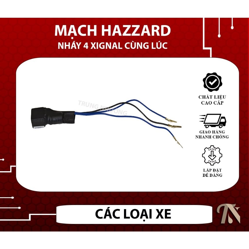 Mạch hazard nháy ưu tiên 4 xi nhan xe điện Xmen 133