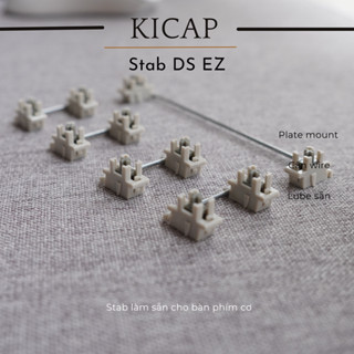 Bộ Stab DS EZ Mods sẵn plate mount cho layout TKL bàn phím cơ