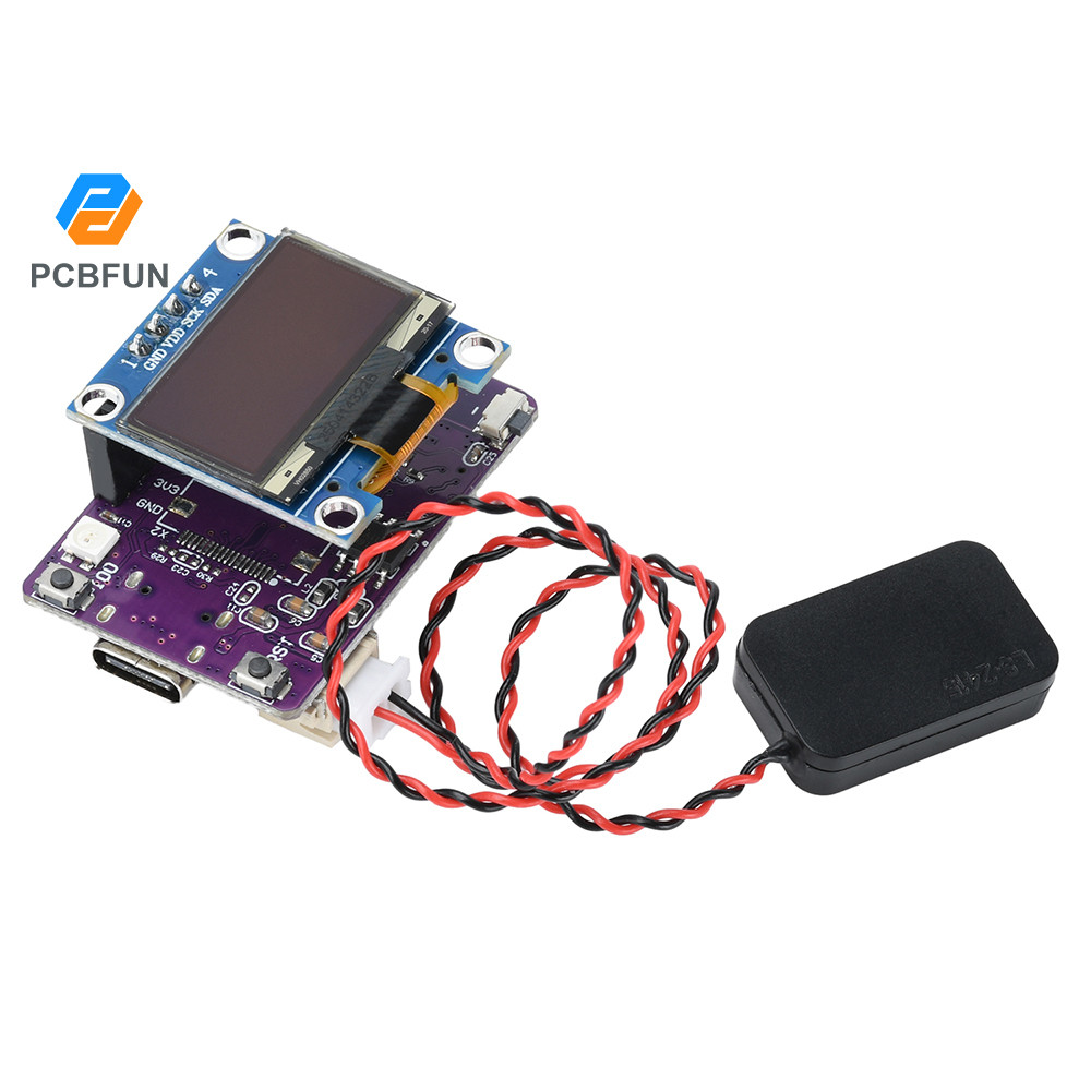Pcbfun MINI ESP32-S3-N16R8 Ban Phát Triển Ai Mô Đun Robot Đối Thoại Bằng Giọng Nói Với Màn Hình Ol 0,96 Inch Type-C