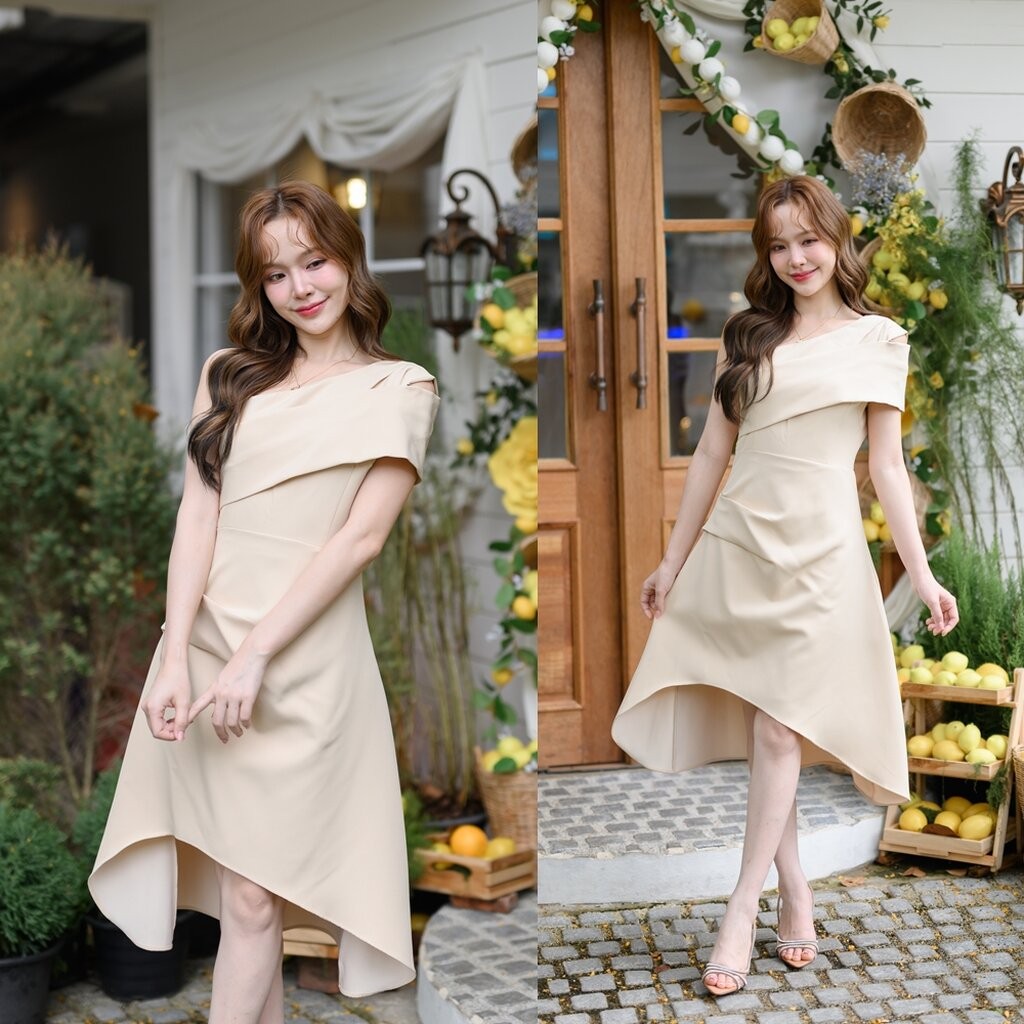 Váy bất đối xứng Claudia: ❈ [Sản xuất bởi Pastel Time]