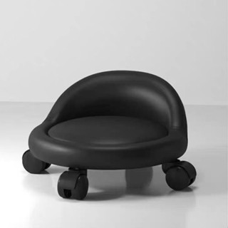  Fauget Shop House Ghế đẩu thấp ròng rọc Ghế trải sàn đẹp gia đình Ghế đẩu xoay bánh xe đa năng di động đơn giản hiện 