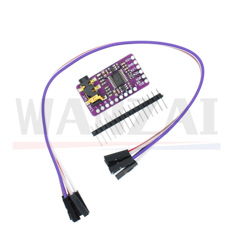 Giao diện I2S PCM5102A DAC Bộ giải mã GY-PCM5102 Mô-đun máy nghe nhạc I2S cho Raspberry Pi pHAT Bảng