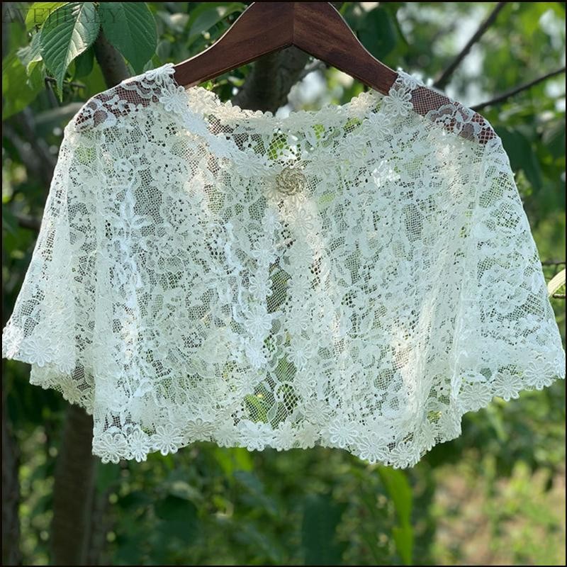 Ao Bolero Ren Mũi Hoa Cho Bé Gái, Phù Hợp Với Đầm Quây