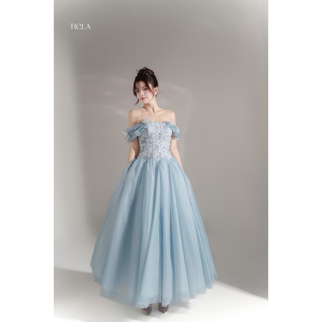 TIELA Đầm váy dài kết hoa-Lilla Dress | BigBuy360 - bigbuy360.vn