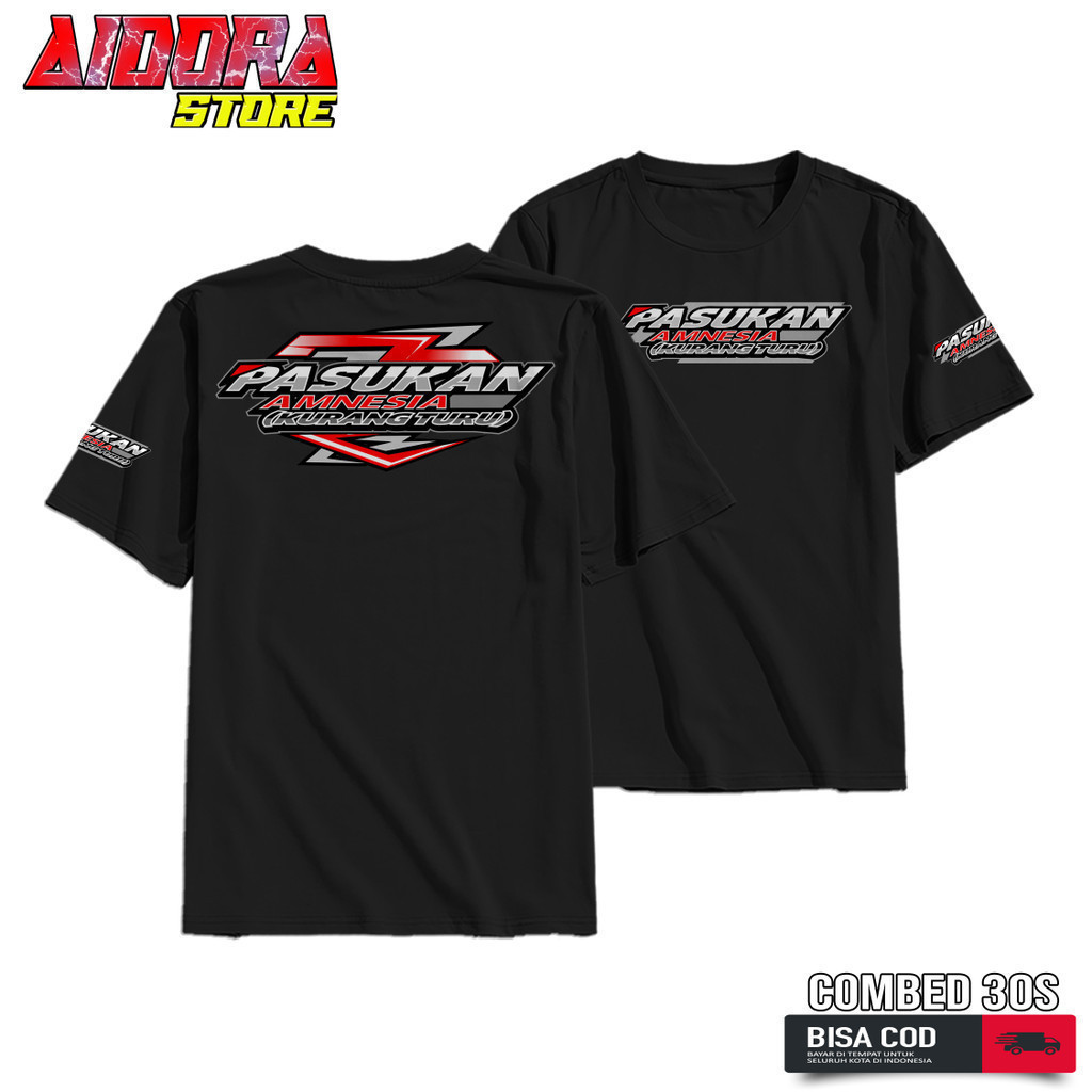 Amnesia 2025 Thời Trang Đội Áo Thun Baju Microfiber Jersi Jersey Xe Máy Đua Áo Thun Jersey