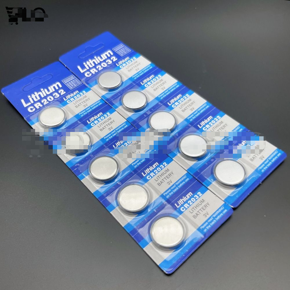 5 Viên Pin Cmos CR2032 Lithium 3V Cmos Cho Máy Tính Laptop Pin Remote Pin Cửa Cuốn Pin Cho Xe Máy