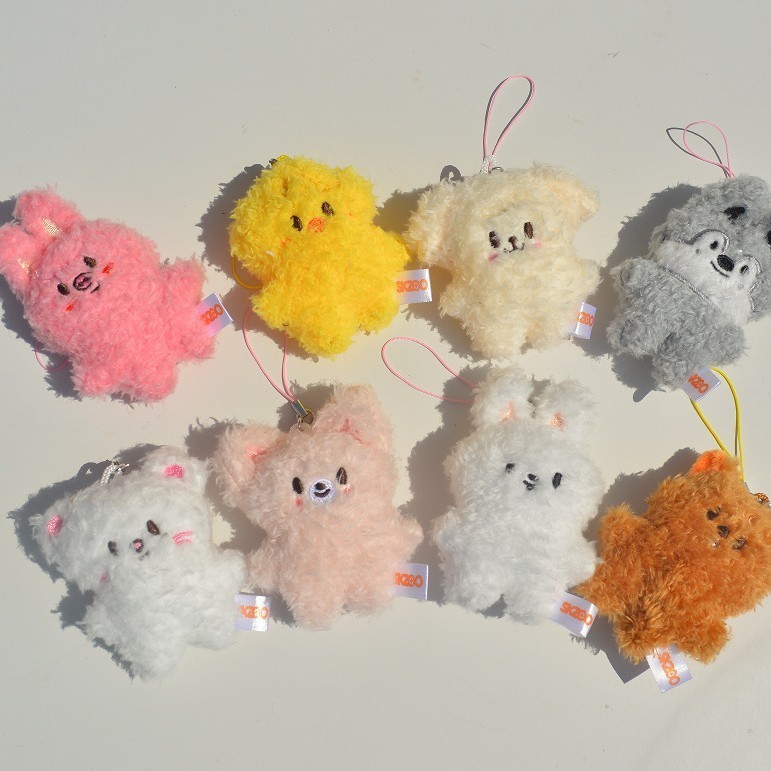 SKZOO Mini Móc Khóa Mặt Dây Chuyền Fangcan Lee Min Ho Lee Long Fu FelixMI Búp Bê