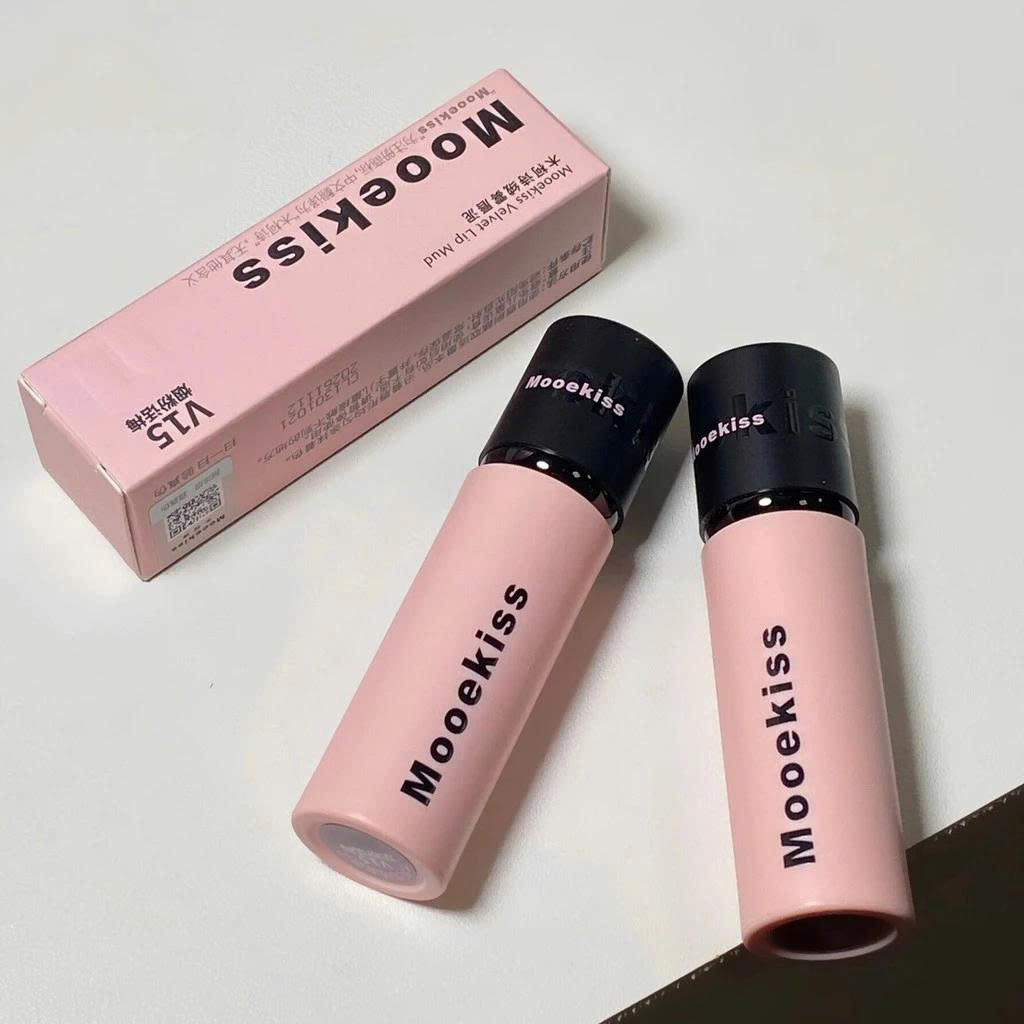 [MOOEKISS] Son kem Mooekiss 3g Nắp đen bùn nhung mịn nhẹ, Nắp đỏ bóng nhẹ dưỡng môi lâu | BigBuy360 - bigbuy360.vn