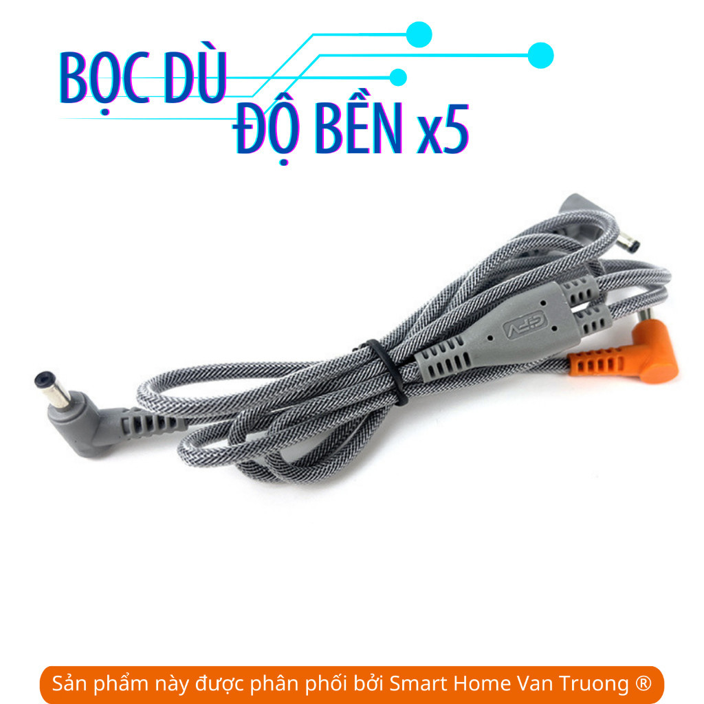 Dây dẫn áo điều hòa hai quạt loại 24V 21V  bọc dù AZUKI GIFV KENZO KENKO mát