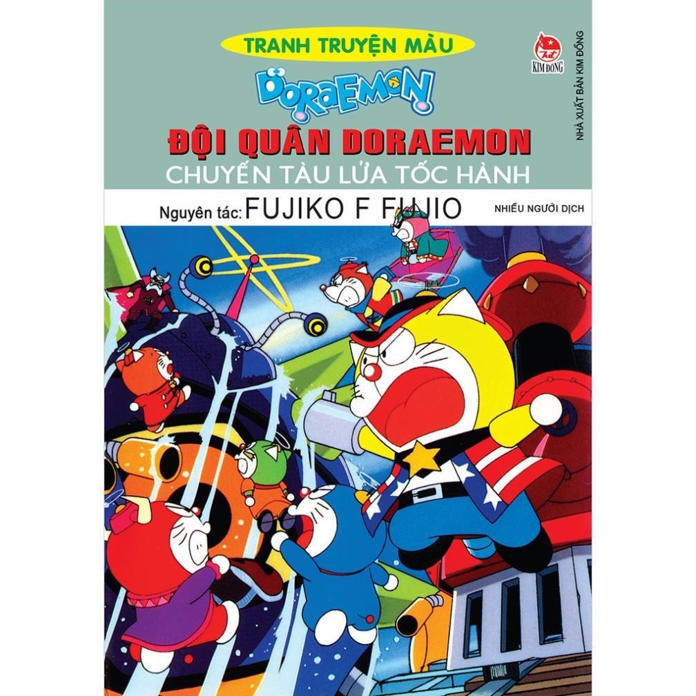 Truyện - Doraemon Tranh Truyện Màu - Đội Quân Doraemon - Chuyến Tàu Lửa Tốc Hành - Fujiko Fujio - Ki
