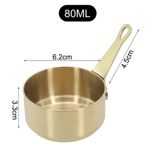 Pot Equipped With A Hanging Hole Exquisite Workmanship Stainless Steel#DELA