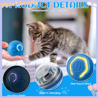 Bóng Đồ Chơi Cho Chó Thông Minh Bóng Điện Tử Tương Tác Thú Cưng Đồ Chơi Di Chuyển Bóng USB Tự Động Di Chuyển Bó Hoa Cho Chó Con Quà Tặng Sinh Nhật HB