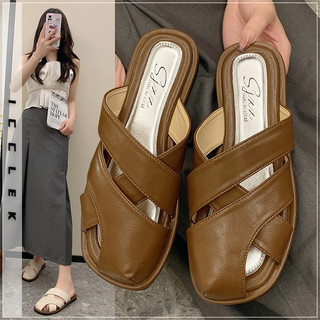 ICCLEK dép sandal nữ dép đế cao Thoải Mái Xinh Xắn  Dễ dàng phối đồ Thời trang Lịch sự Chống thấm nước FDL24703R4 27Z240706