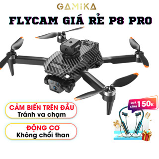 Flycam P8 PRO Giá Rẻ, Flycam mini có 3 Camera  cho hình ảnh nét, Động Cơ Không Chổi Than, Có Cảm Biến Bụng Giữ Vị Trí