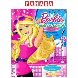 Sách Barbie Thiết Kế Thời Trang - Ngôi Sao Ca Nhạc