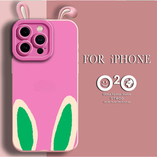 Iphone [Tai thỏ dễ thương] Creative Niche Premium Vỏ điện thoại chống sốc chống rơi mới cho IPhone7 7Plus X XR XS IPhone11 12 13 14 15 Plus Pro Max