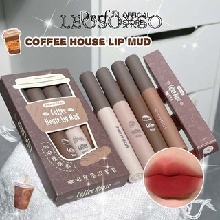 Son môi Derf 4 màu lip Glossy son nội địa trung son lì không trôi