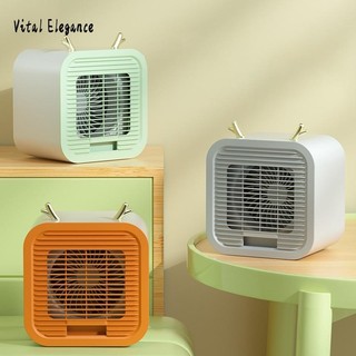 Vital Elegance Quạt điều hòa USB di động Quạt làm mát nước đá Quạt làm mát văn phòng Quạt để bàn tiện lợi