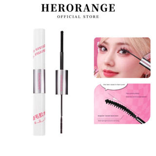 Herorange Gel Tẩy Keo Lông Mi Hai Đầu 2 Trong 1 Keo Dán Lông Mi Khô Nhanh Không Thấm Nước Lâu Trôi