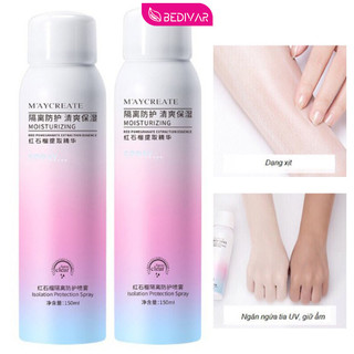 Xịt chống nắng làm trắng da Son Maycreate 150ml