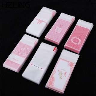 Set 100 Túi Đựng Bánh Kẹo Trong Suốt Xinh Xắn Tiện Dụng