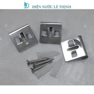 Kẹp gương, cài gương, giữ gương, gá treo gương kèm vít nở