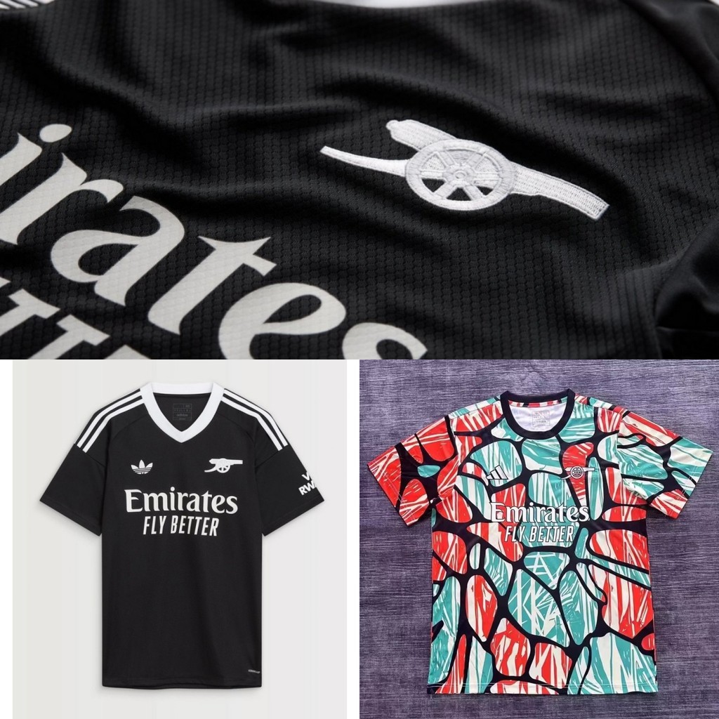 24 / 25 Arsenal Arsenal Pre Match Training Jersey Phiên bản quạt Áo bóng đá hàng đầu
