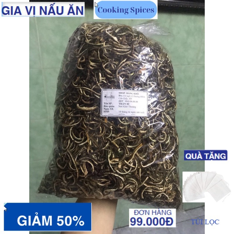 1kg Trần Bì (vỏ cam quýt)