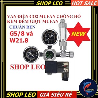 VAN ĐIỆN, VAN CƠ CO2 MUFAN CHUẨN REN G5/8 VÀ W21.8 - VAN ĐIỆN TINH CHỈNH CO2
