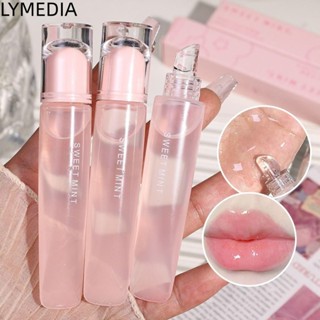 LYMEDIA Plumping Jelly Lip Gloss, Son môi trang điểm lâu trôi Dầu môi trong suốt, Son bóng Lipgloss Lip Balm Dưỡng ẩm nước Gương Liquid Lipstick