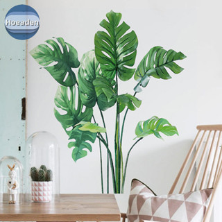  Hoeaden Lớn Cây Xanh Nhiệt Đới Lá Dán Tường Trang Trí Phòng Nhà Palm Decal VN 