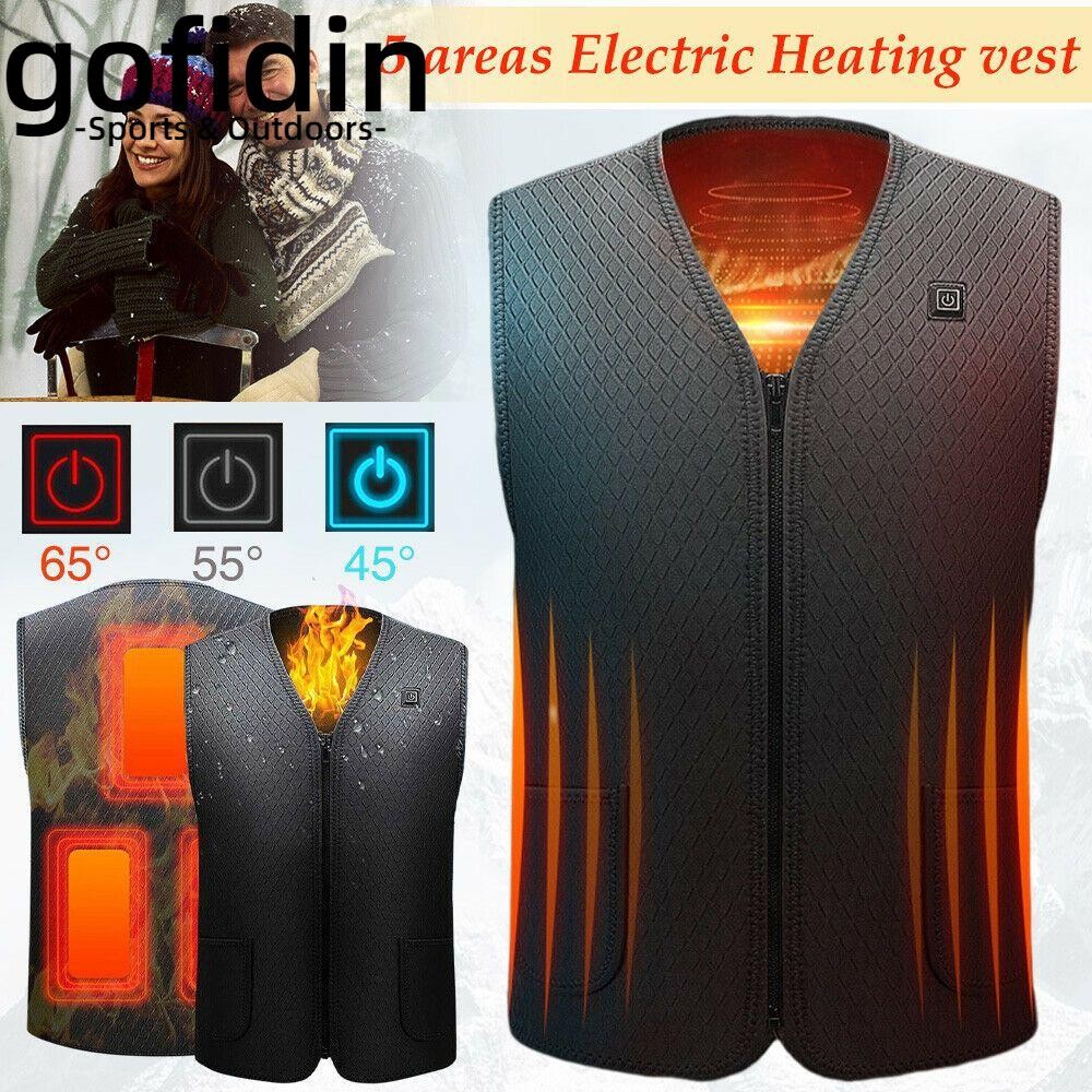 Áo khoác giữ nhiệt bằng điện GOFIDIN Áo khoác giữ nhiệt USB thân thời trang