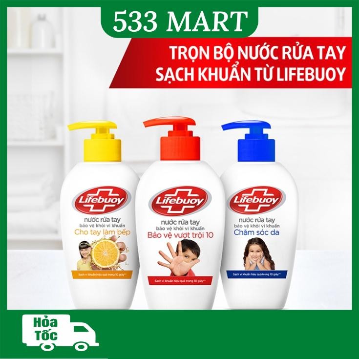 Nước rửa tay Lifebuoy chai 450g