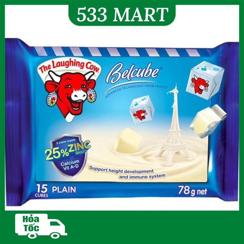 [HỎA TỐC HCM] Phô mai vuông Belcube 15 viên 78g