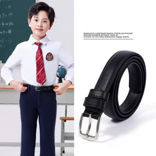 Thời Trang Trẻ Em Dây Da Thiết Kế Hợp Kim Pin Khóa Bé Trai Bé Gái Kid Dây Thắt Lưng Quần Jean Có Thể Điều Chỉnh Thắt Lưng