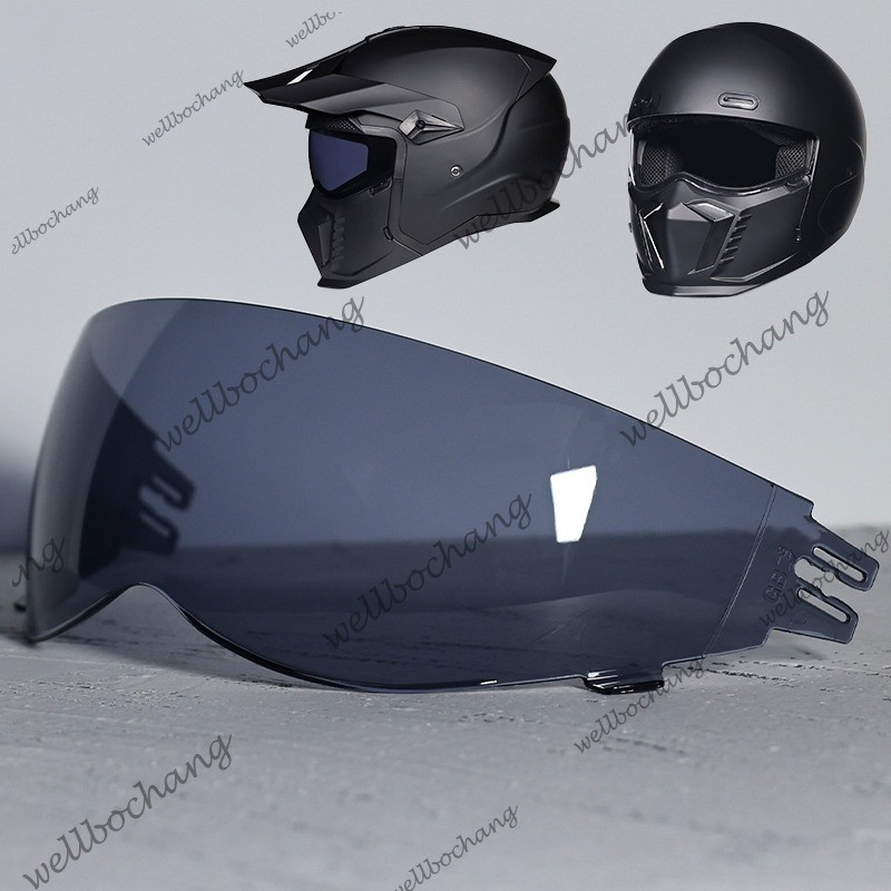 Ống kính mũ bảo hiểm kết hợp màu đen trong suốt ORZ GB7-GB3