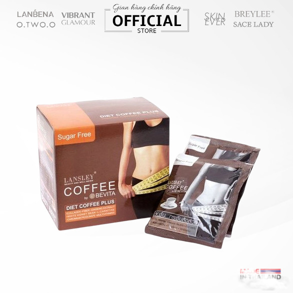 Cà phê giữ dáng đẹp da Lansley Diet Coffee Plus Thái Lan